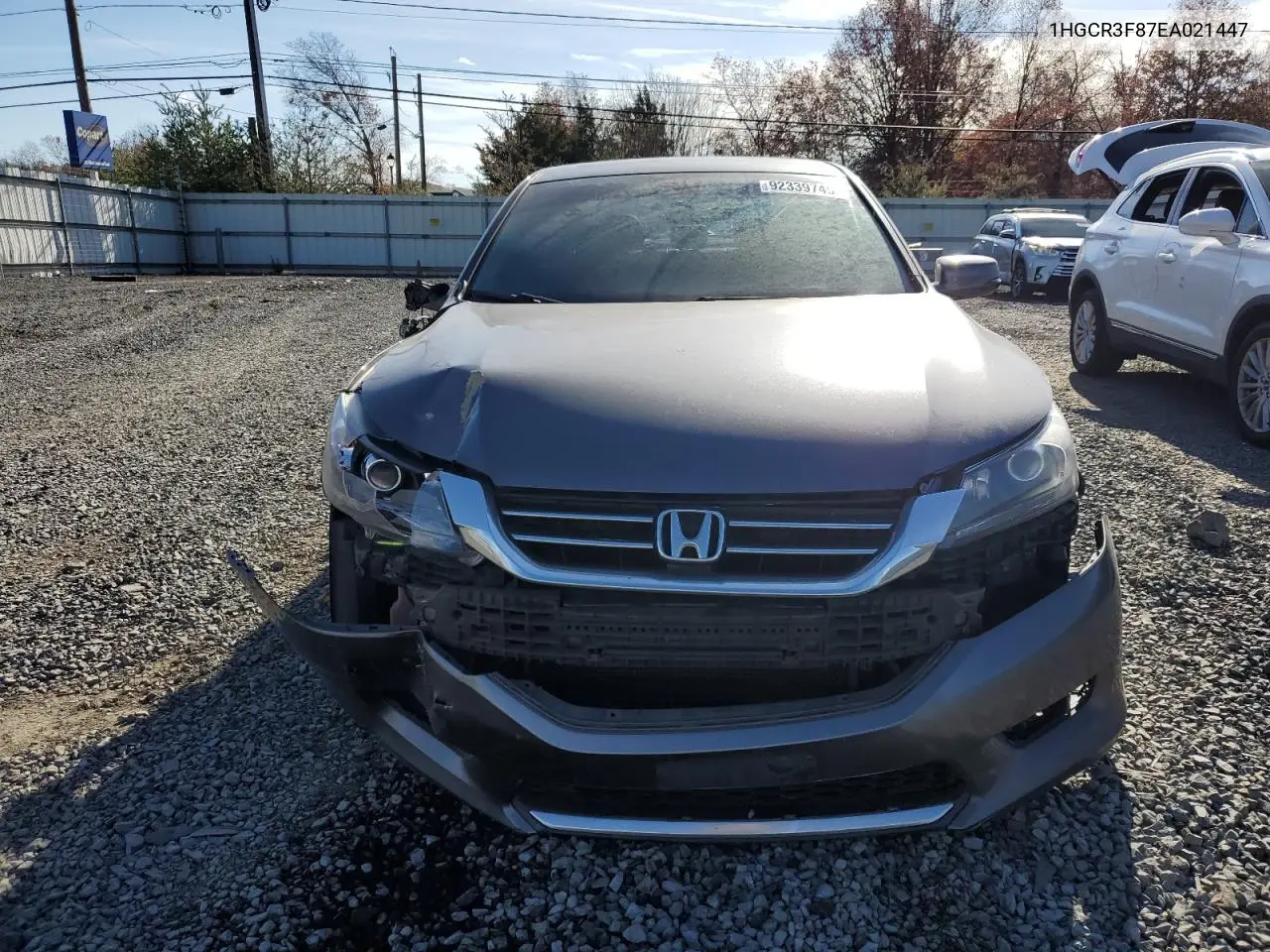 1HGCR3F87EA021447 2014 Honda Accord Exl