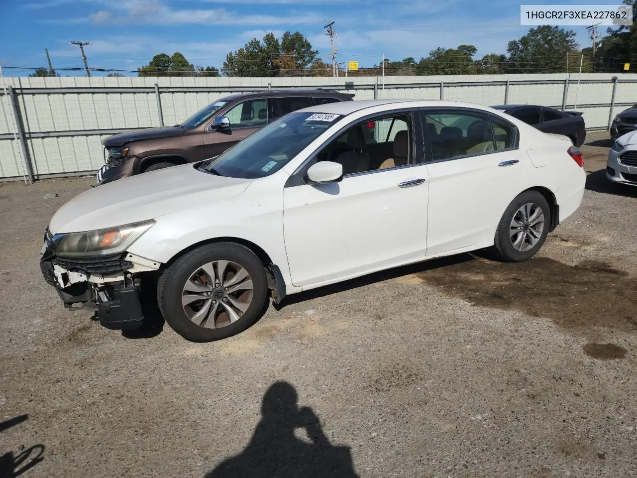 1HGCR2F3XEA227862 2014 Honda Accord Lx
