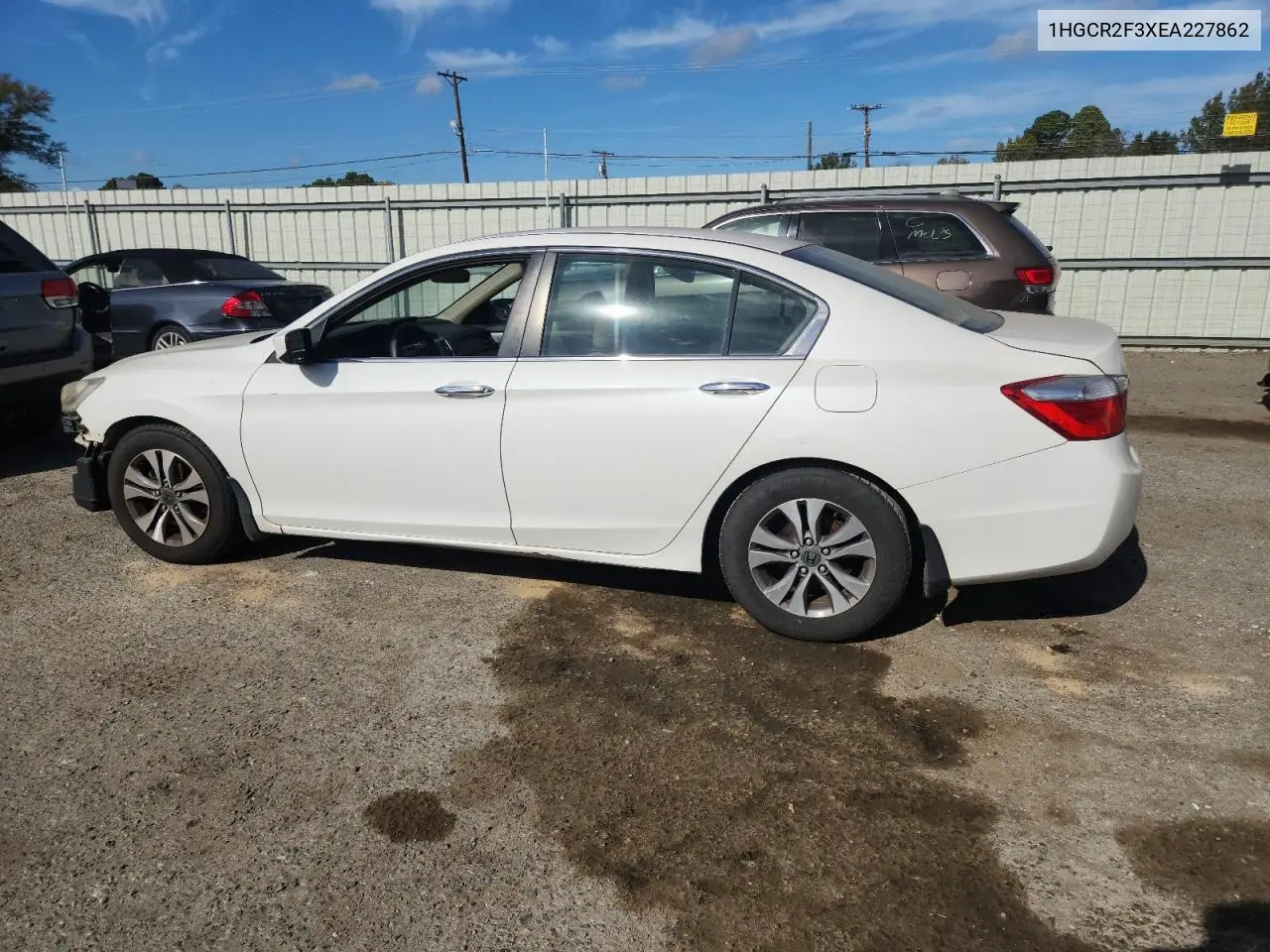 1HGCR2F3XEA227862 2014 Honda Accord Lx