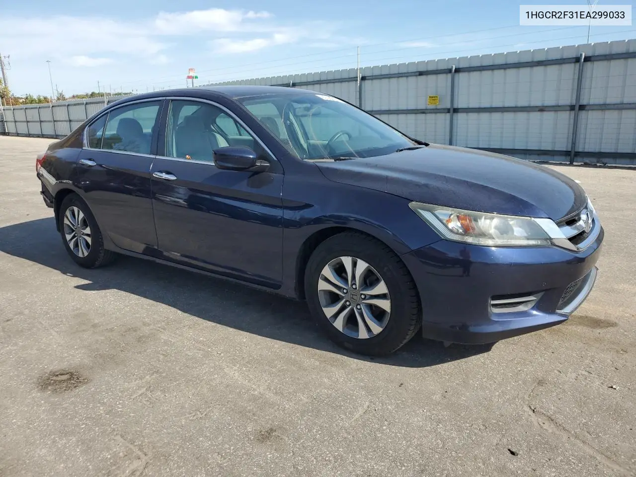 1HGCR2F31EA299033 2014 Honda Accord Lx
