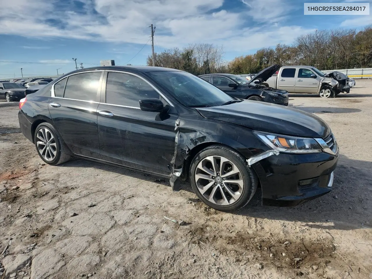 1HGCR2F53EA284017 2014 Honda Accord Sport