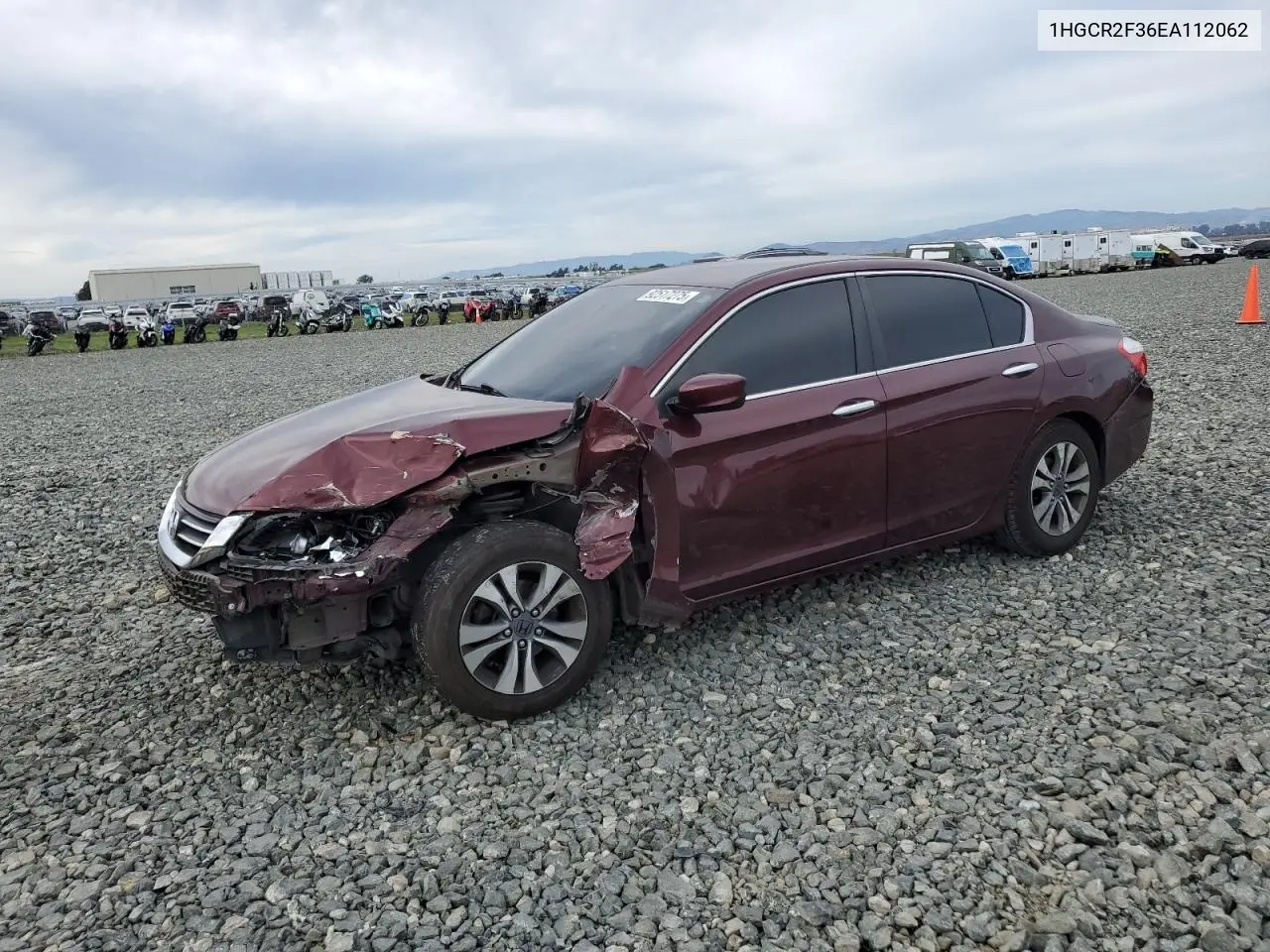 1HGCR2F36EA112062 2014 Honda Accord Lx