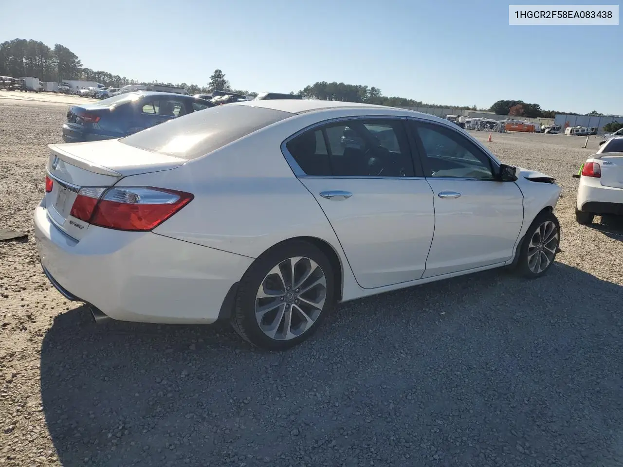 1HGCR2F58EA083438 2014 Honda Accord Sport