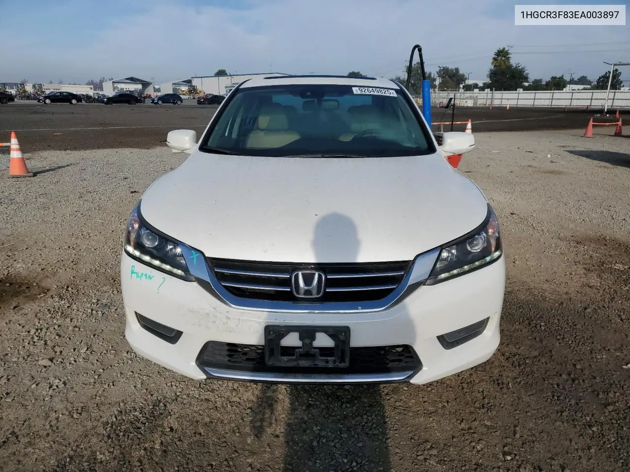 1HGCR3F83EA003897 2014 Honda Accord Exl