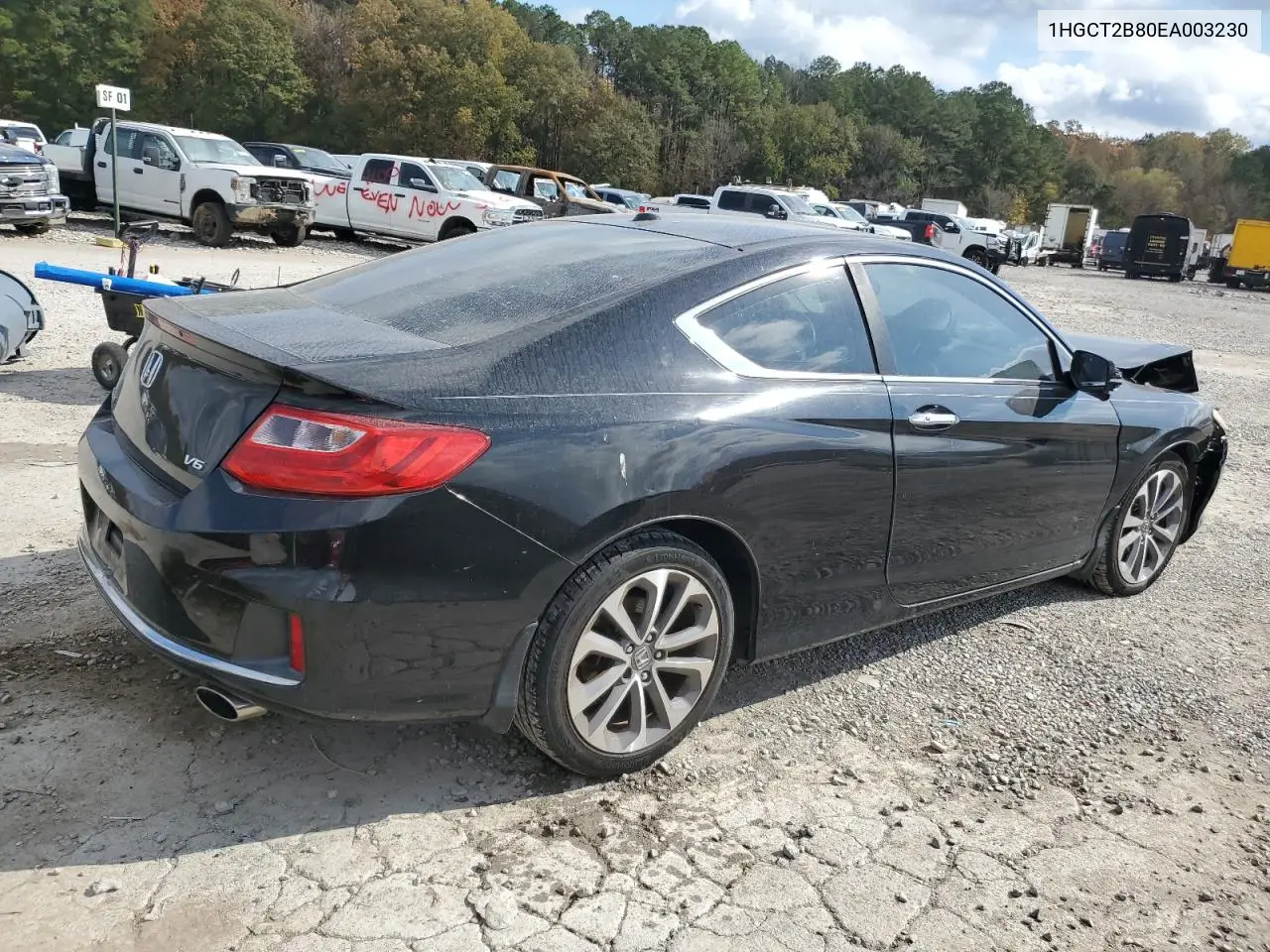 1HGCT2B80EA003230 2014 Honda Accord Exl