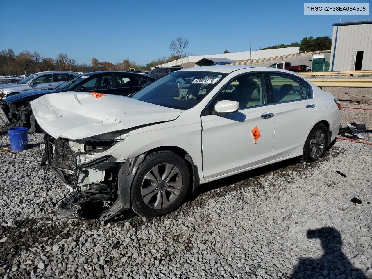 1HGCR2F38EA054505 2014 Honda Accord Lx