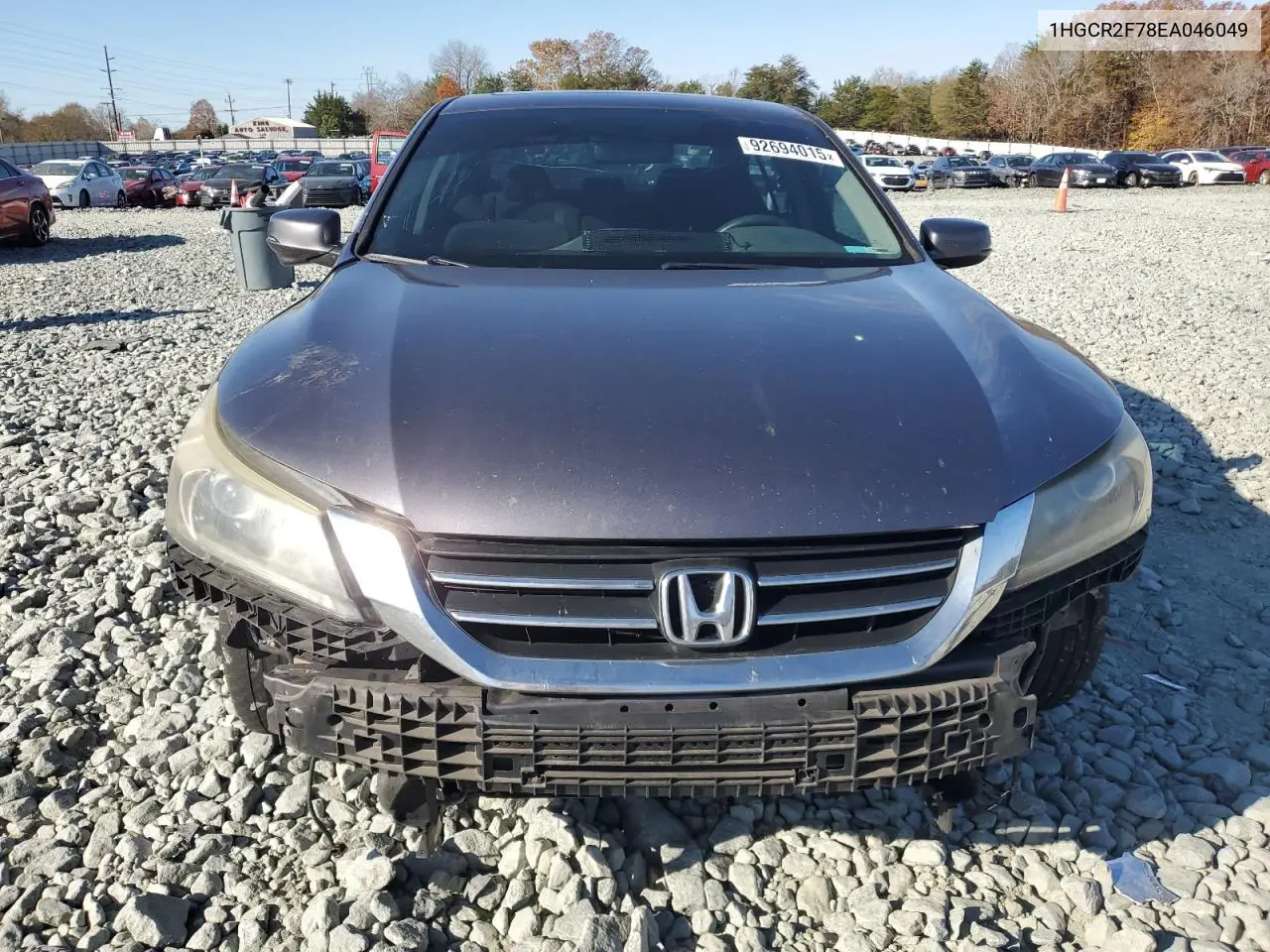 1HGCR2F78EA046049 2014 Honda Accord Ex