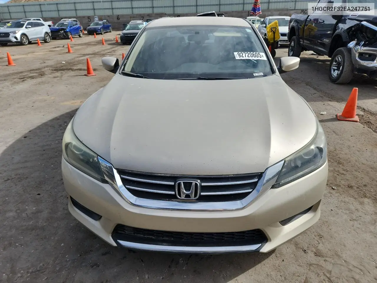 1HGCR2F32EA247751 2014 Honda Accord Lx