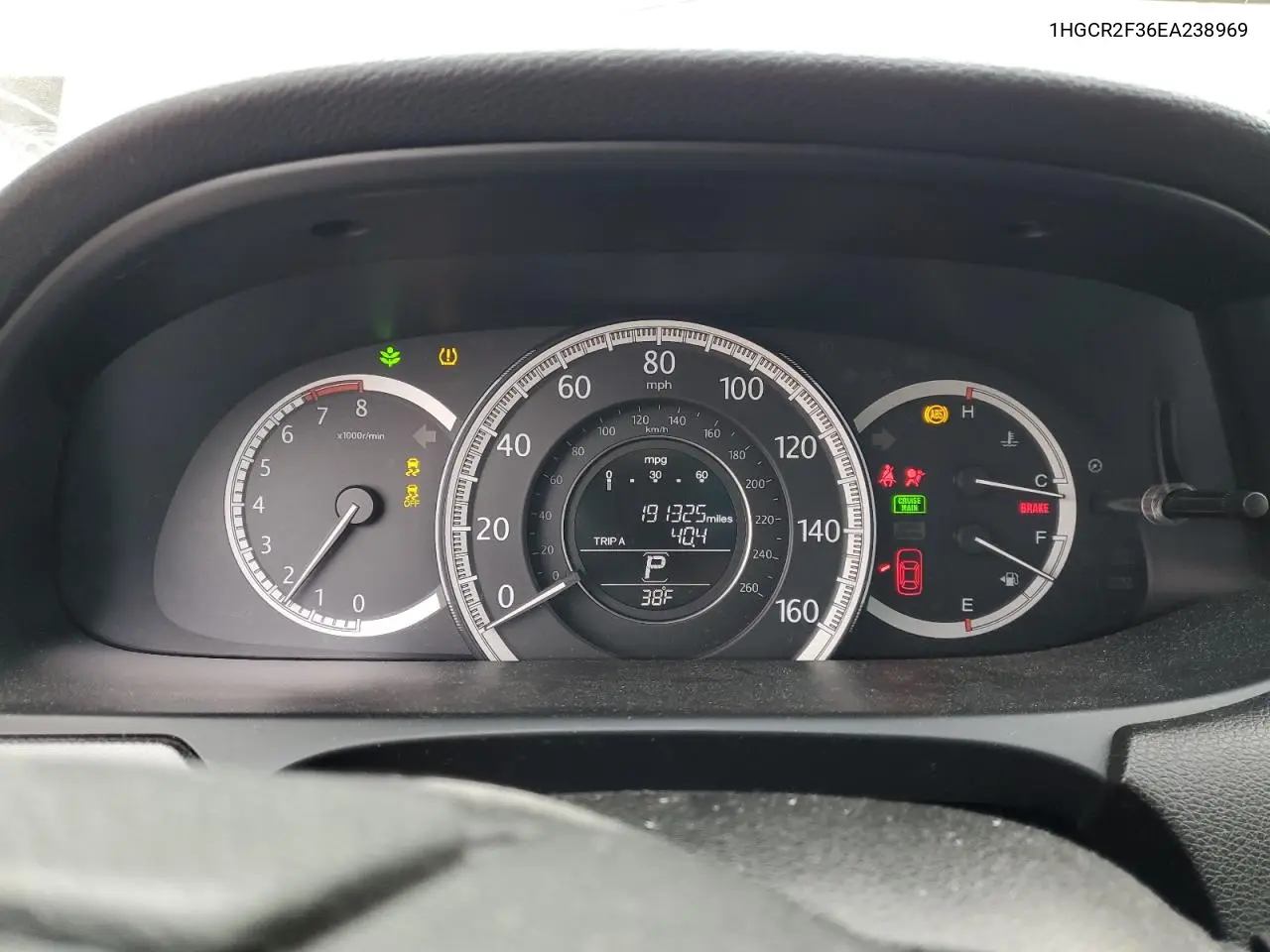 1HGCR2F36EA238969 2014 Honda Accord Lx