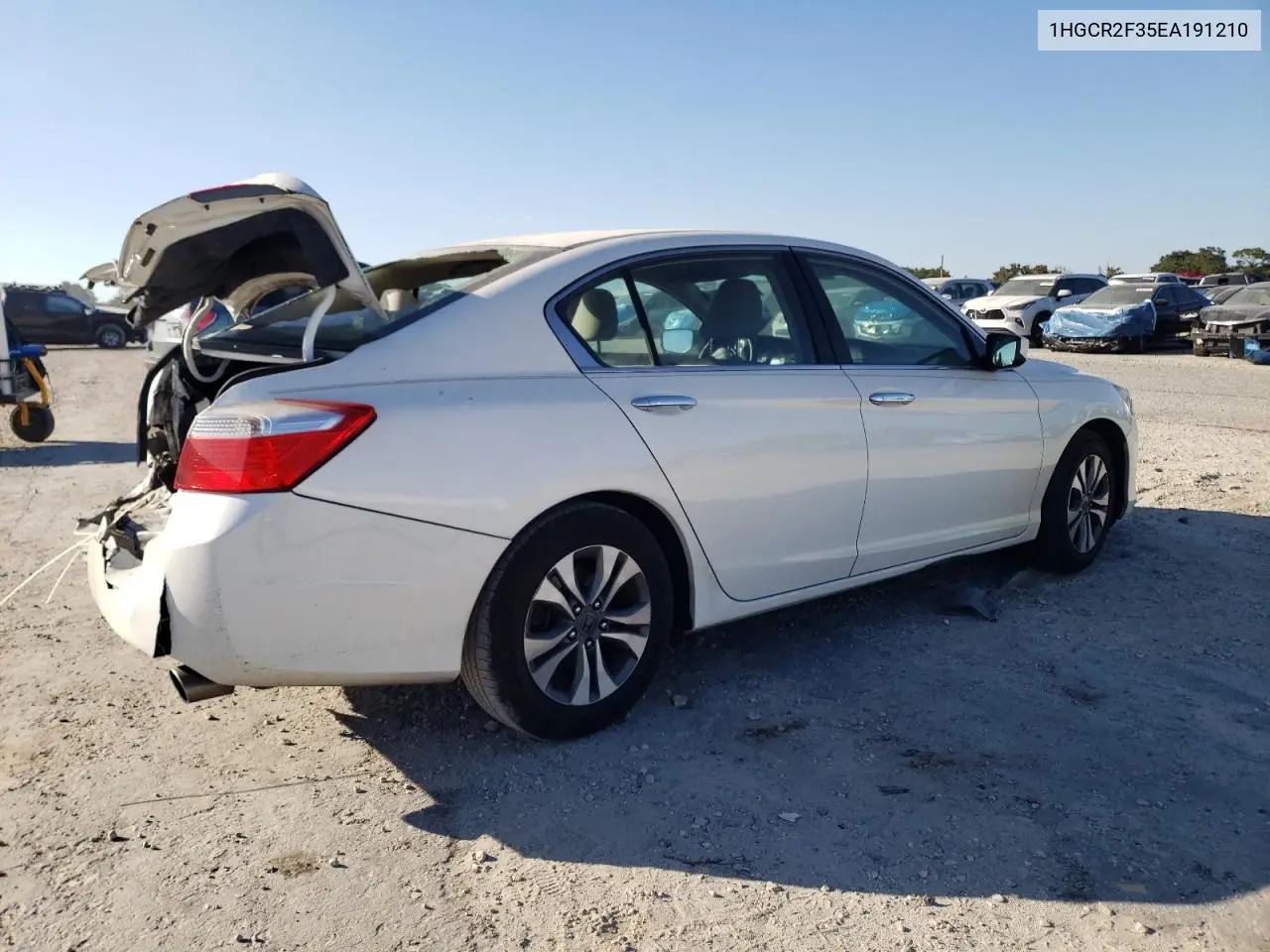 1HGCR2F35EA191210 2014 Honda Accord Lx