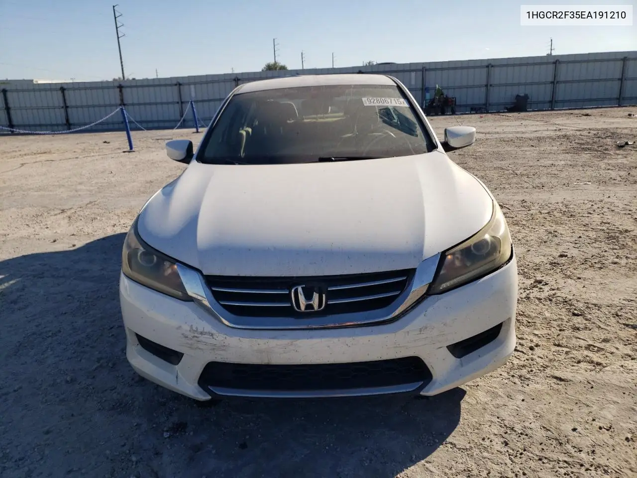 1HGCR2F35EA191210 2014 Honda Accord Lx