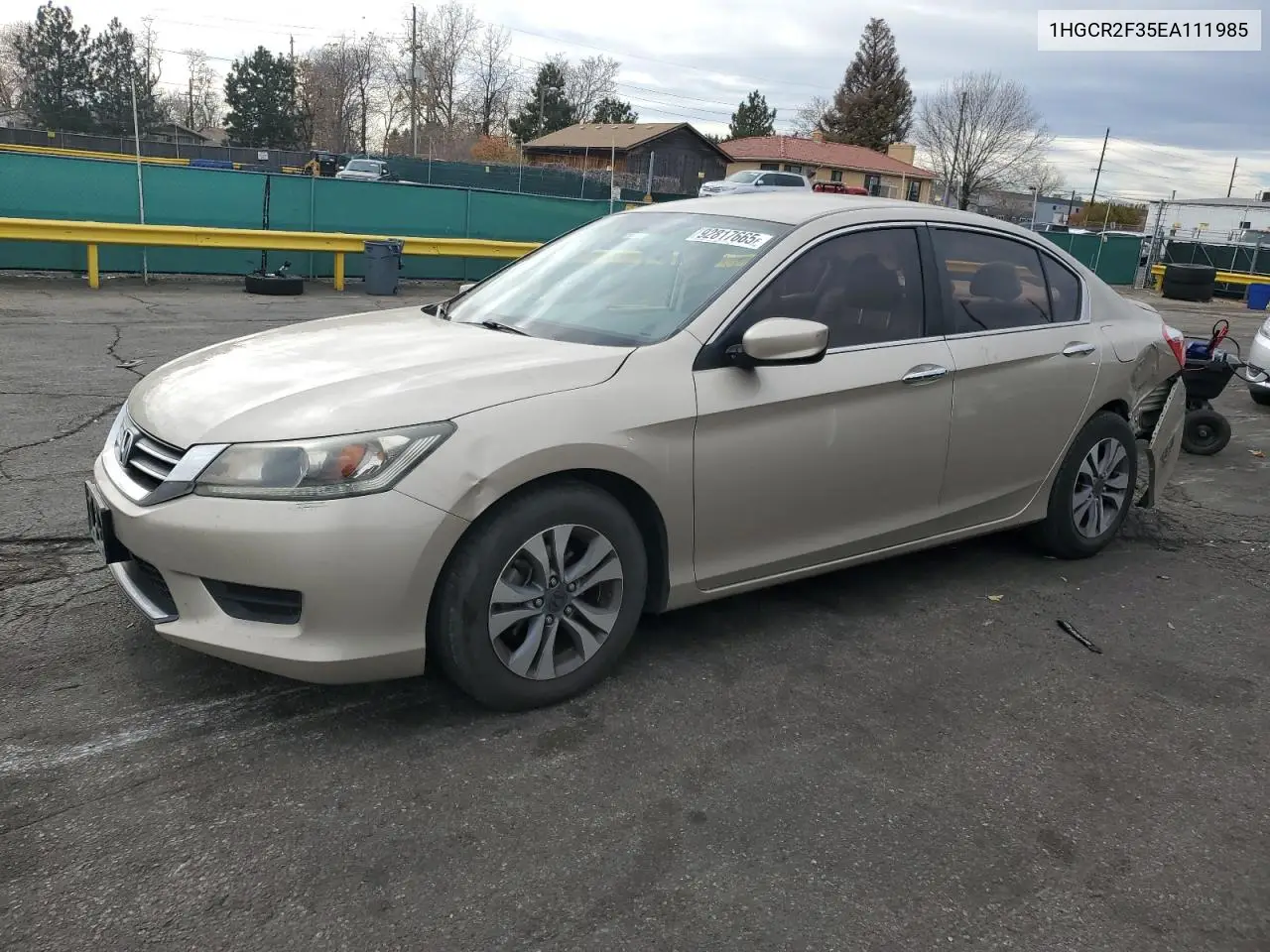 1HGCR2F35EA111985 2014 Honda Accord Lx