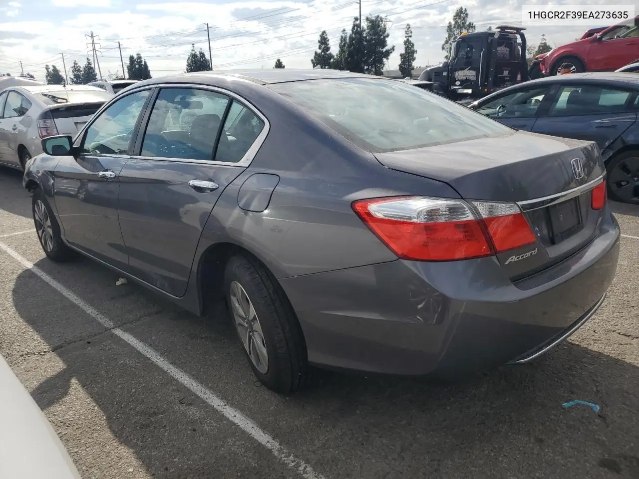 1HGCR2F39EA273635 2014 Honda Accord Lx