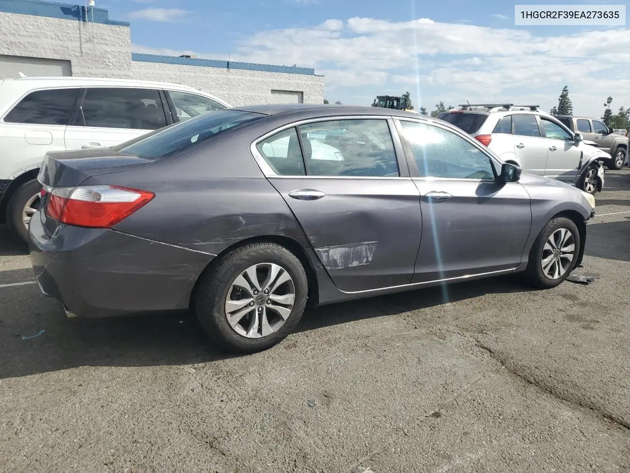 1HGCR2F39EA273635 2014 Honda Accord Lx