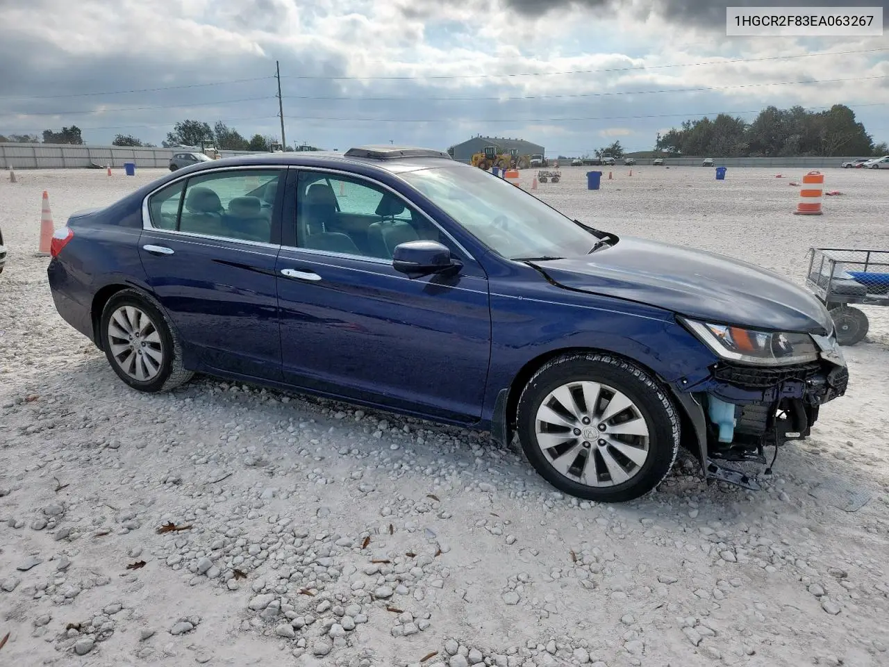 1HGCR2F83EA063267 2014 Honda Accord Exl