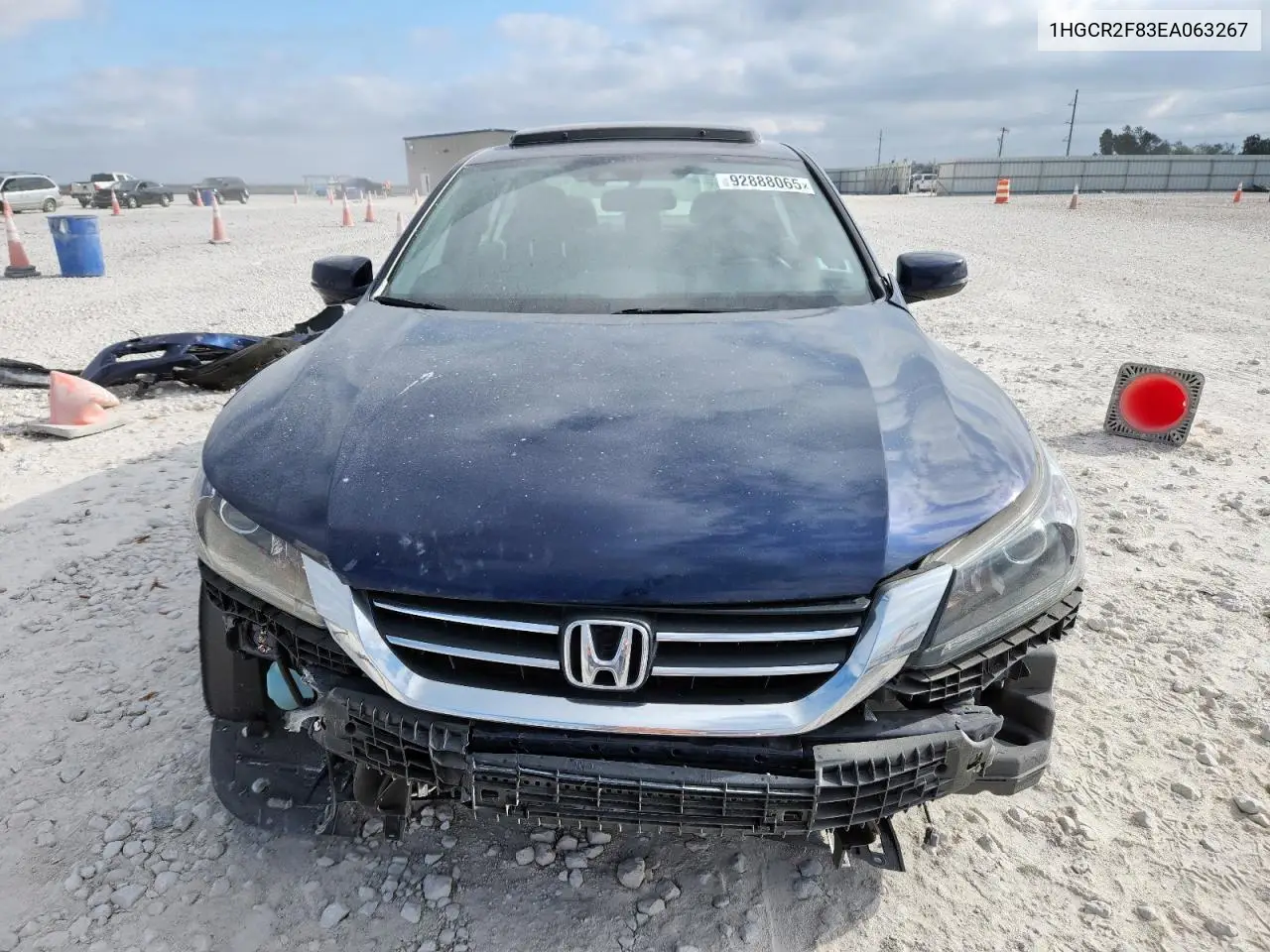 1HGCR2F83EA063267 2014 Honda Accord Exl