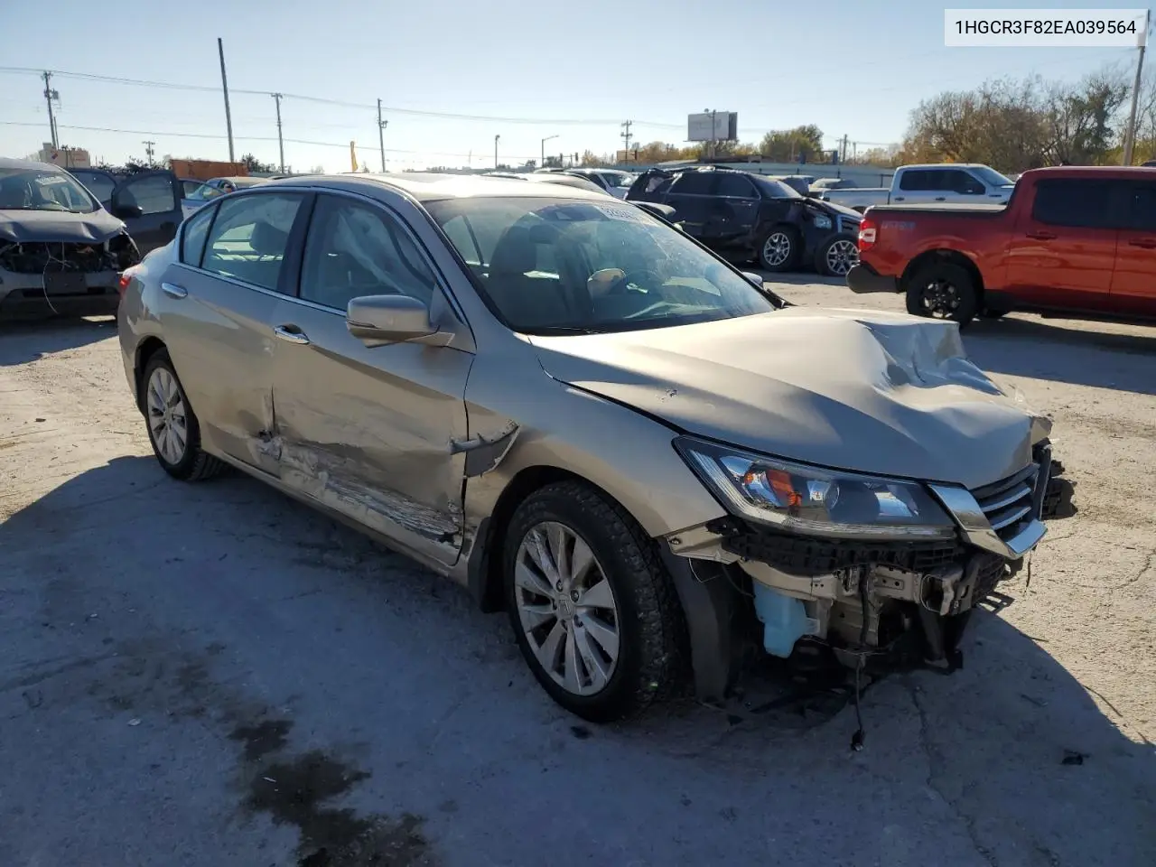 1HGCR3F82EA039564 2014 Honda Accord Exl