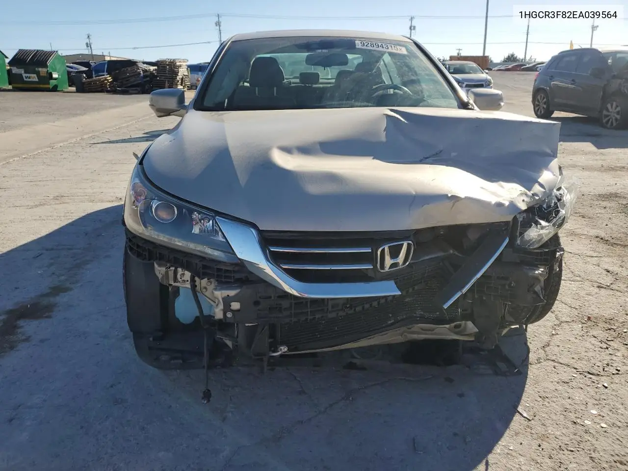 1HGCR3F82EA039564 2014 Honda Accord Exl