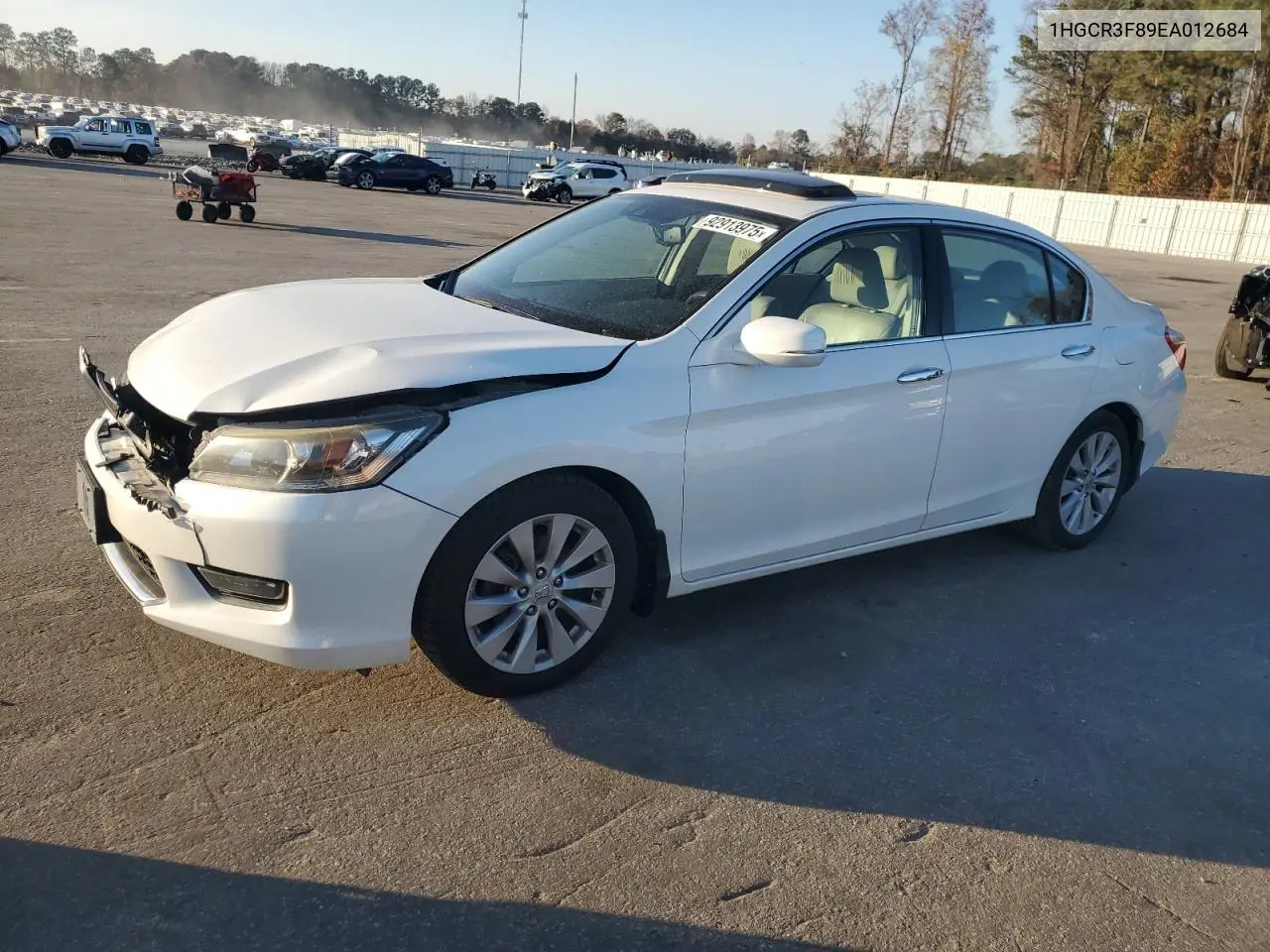 1HGCR3F89EA012684 2014 Honda Accord Exl