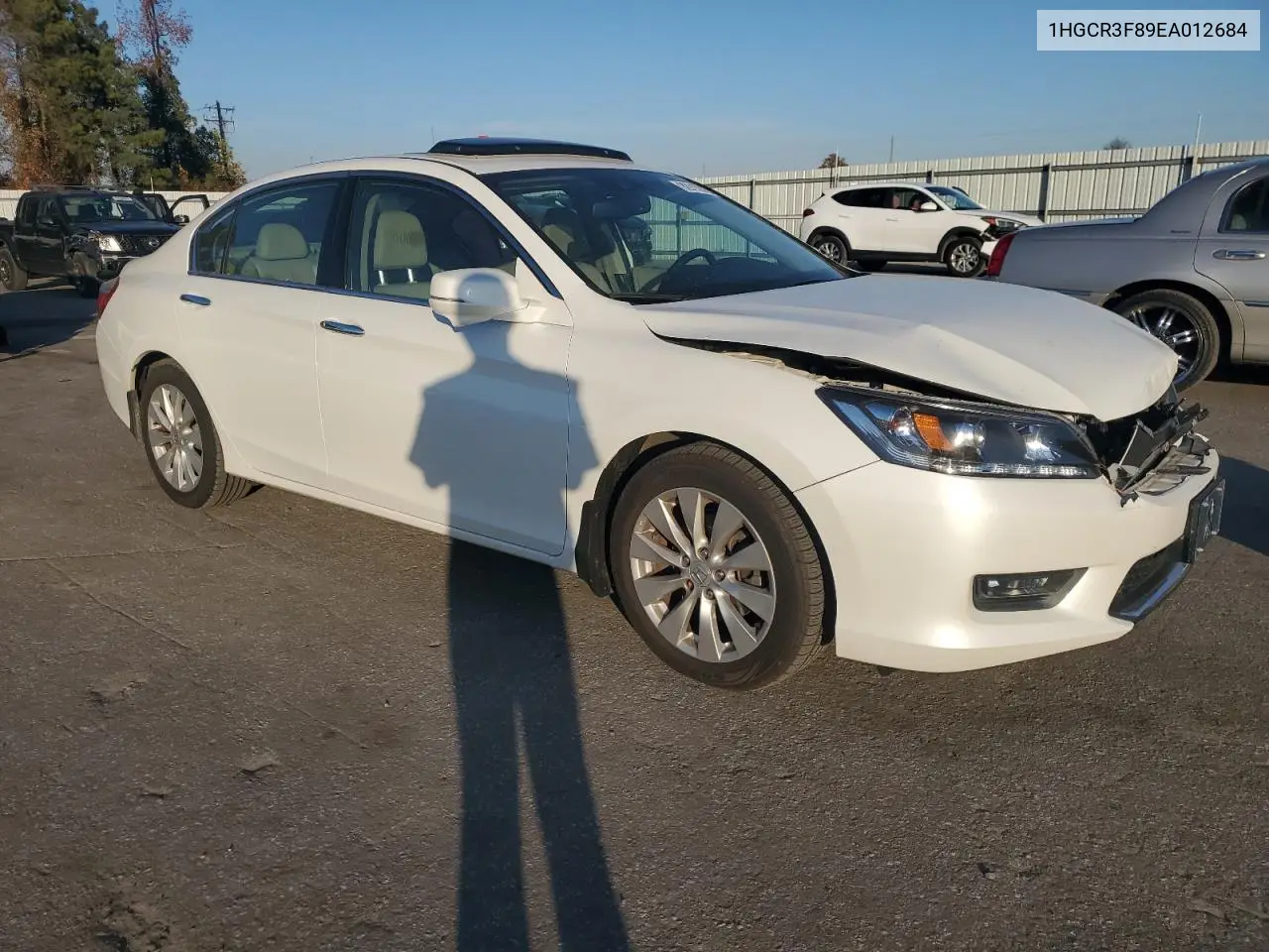 1HGCR3F89EA012684 2014 Honda Accord Exl