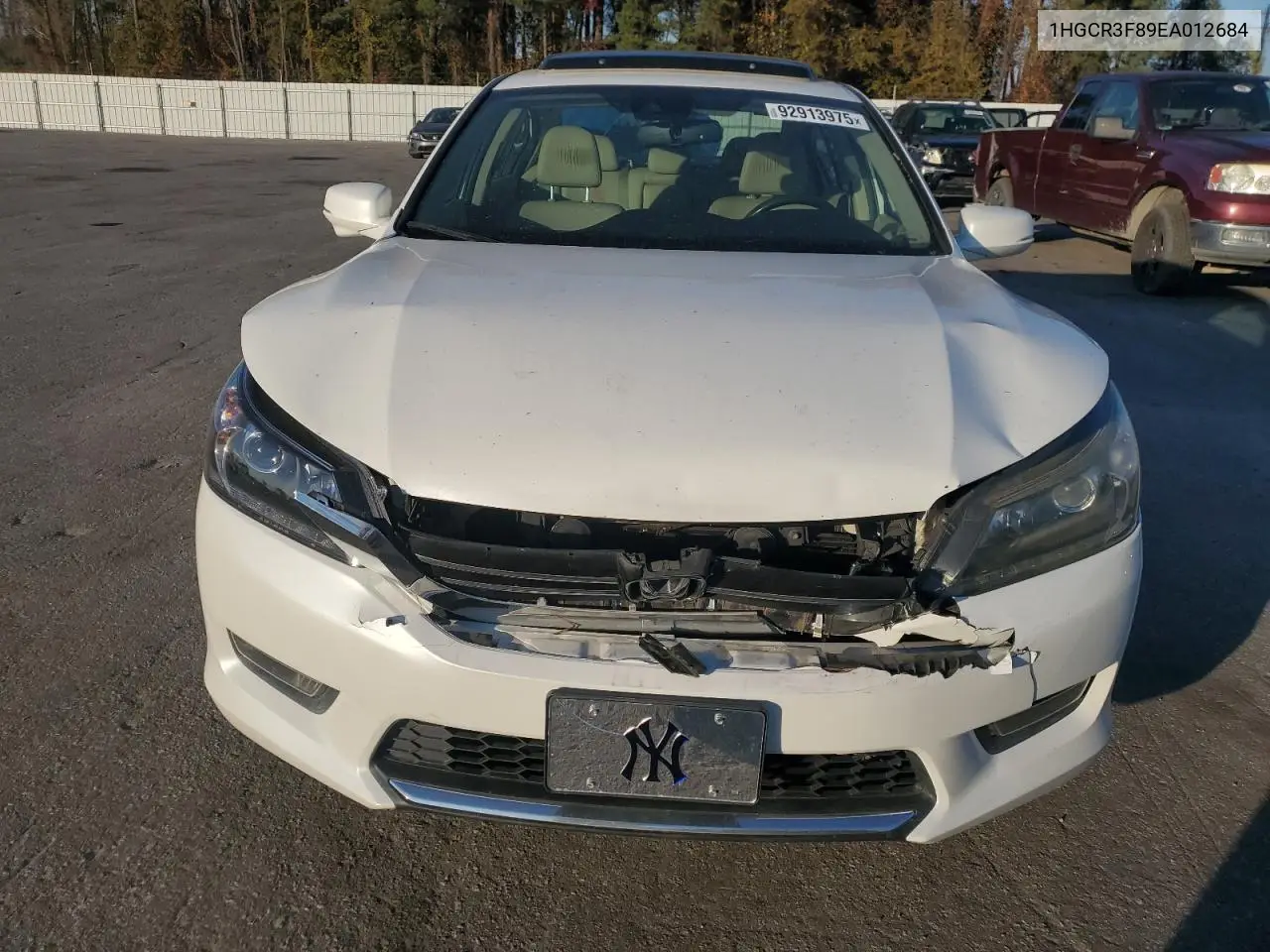 1HGCR3F89EA012684 2014 Honda Accord Exl