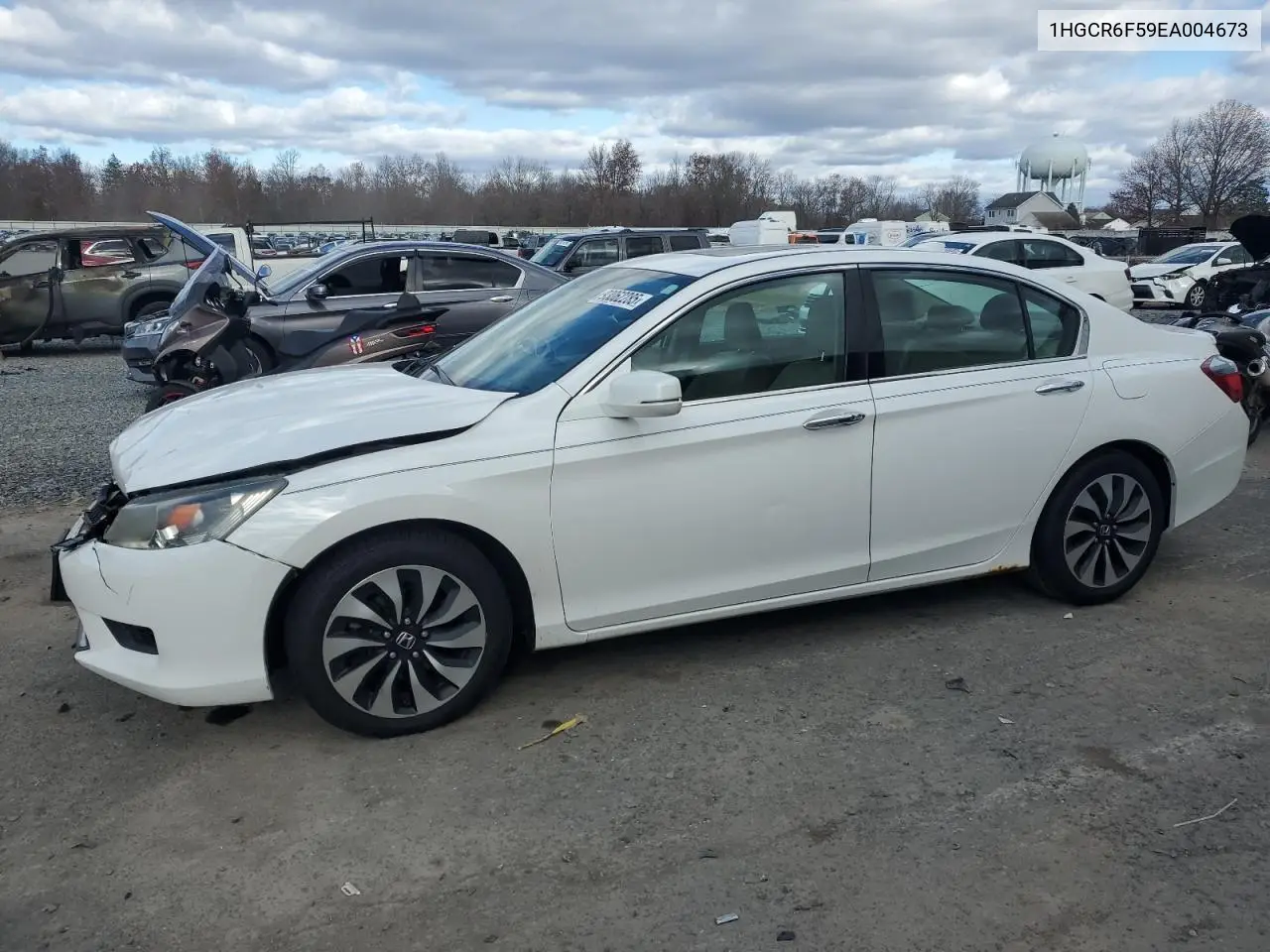 1HGCR6F59EA004673 2014 Honda Accord Hybrid Exl