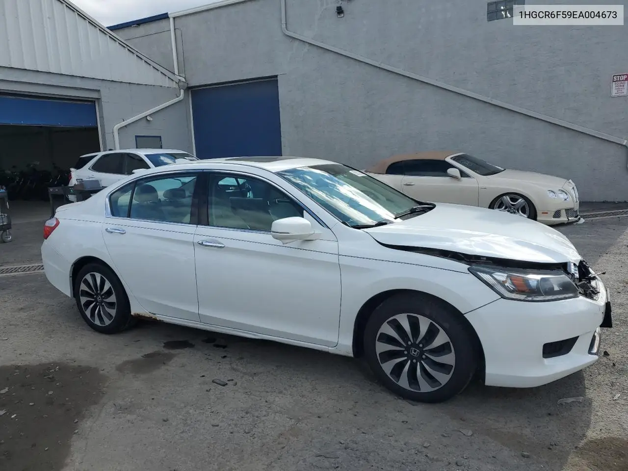 1HGCR6F59EA004673 2014 Honda Accord Hybrid Exl