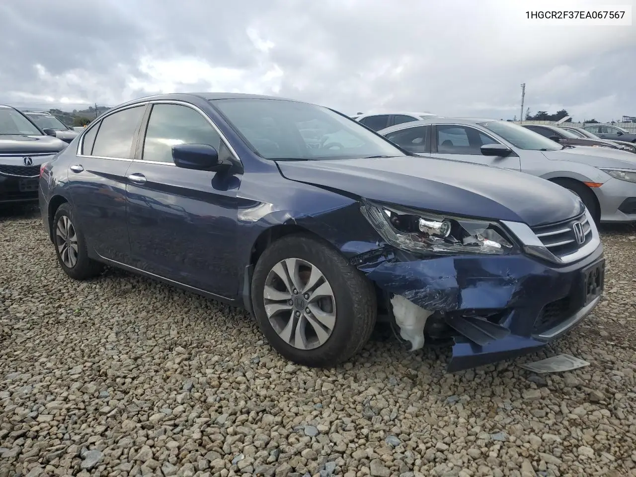 1HGCR2F37EA067567 2014 Honda Accord Lx