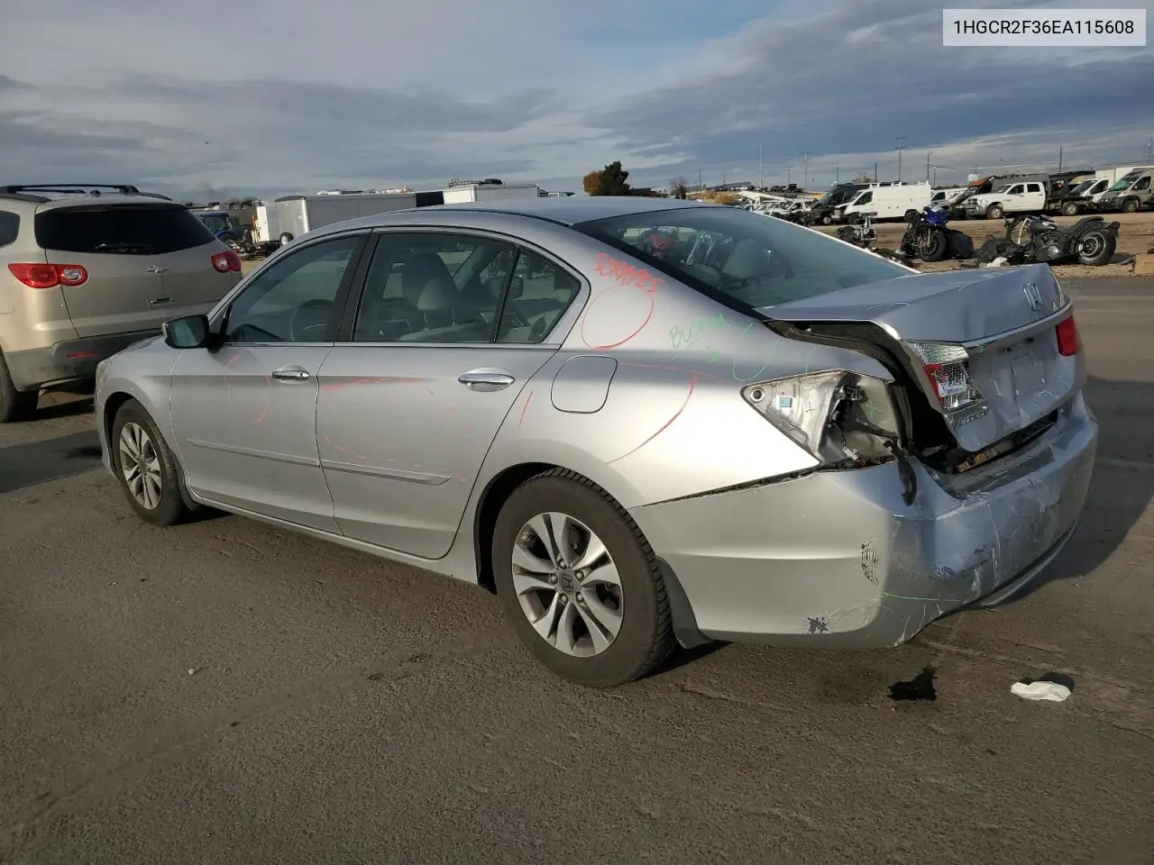 1HGCR2F36EA115608 2014 Honda Accord Lx
