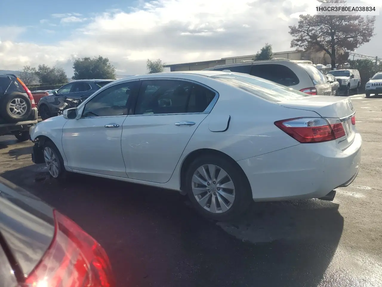 1HGCR3F80EA038834 2014 Honda Accord Exl