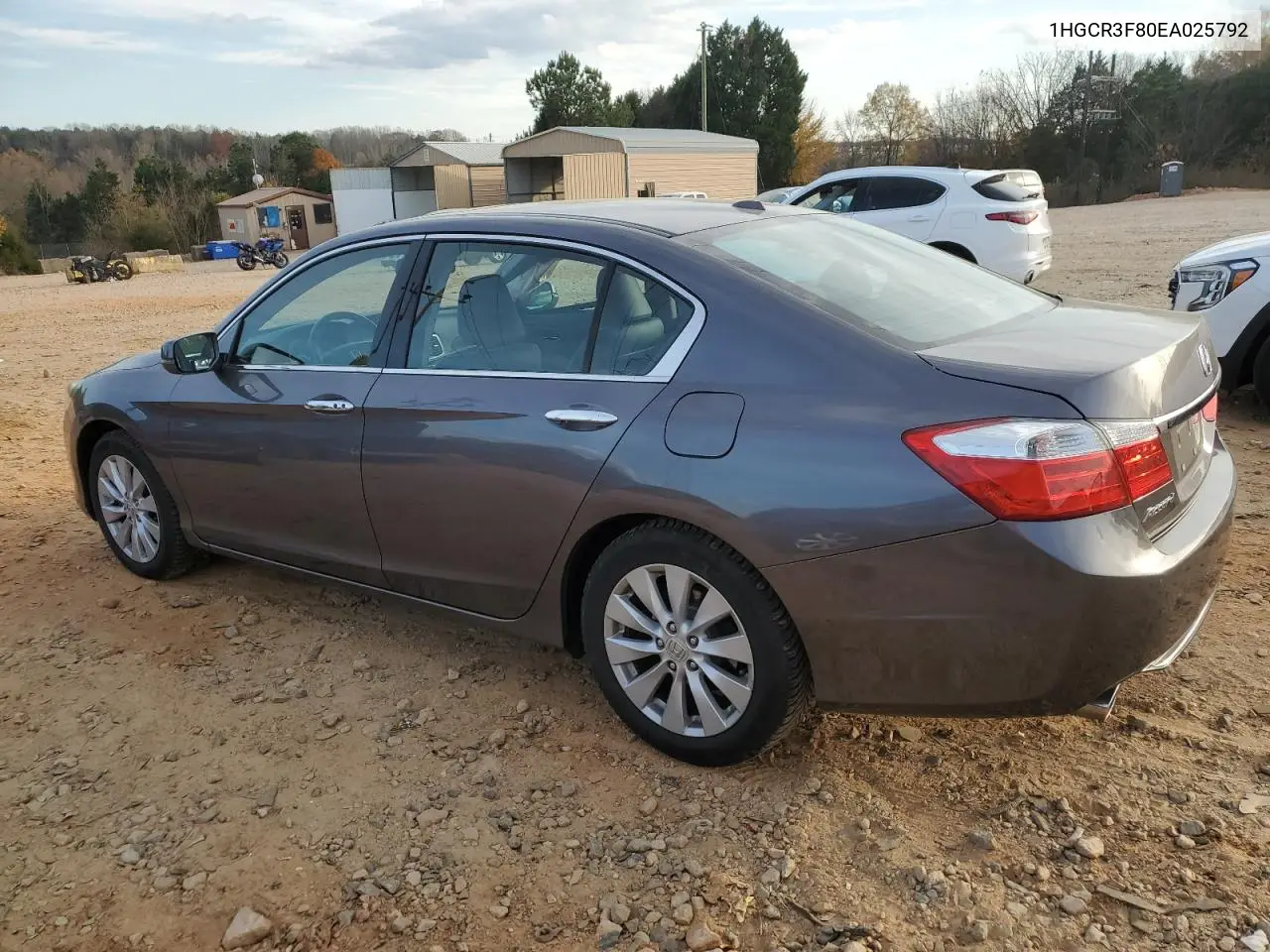 1HGCR3F80EA025792 2014 Honda Accord Exl