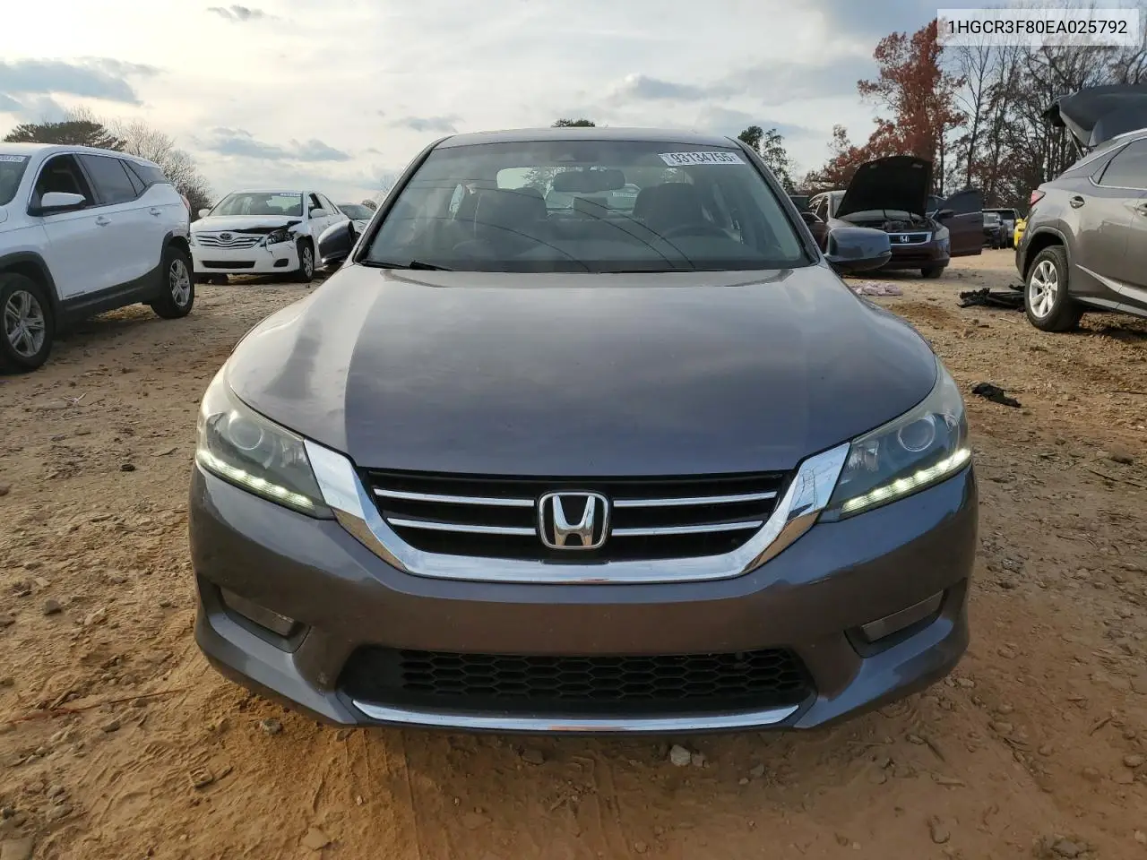 1HGCR3F80EA025792 2014 Honda Accord Exl