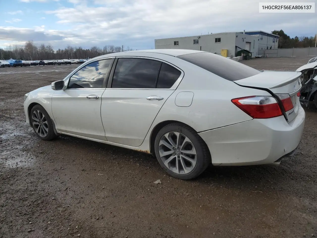 1HGCR2F56EA806137 2014 Honda Accord Sport