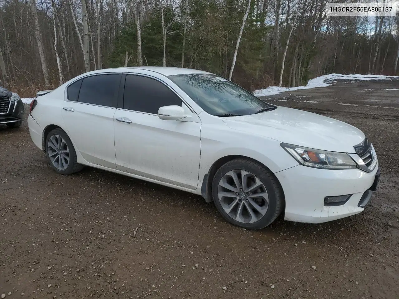 1HGCR2F56EA806137 2014 Honda Accord Sport