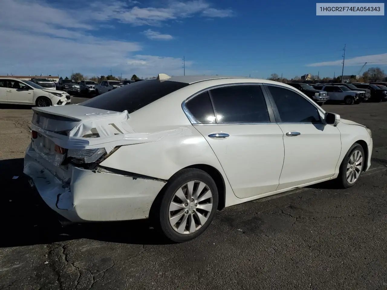 1HGCR2F74EA054343 2014 Honda Accord Ex