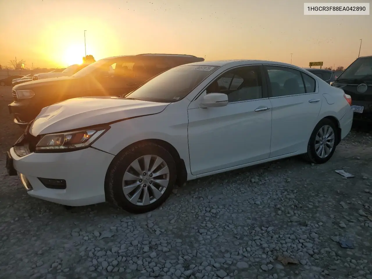 1HGCR3F88EA042890 2014 Honda Accord Exl