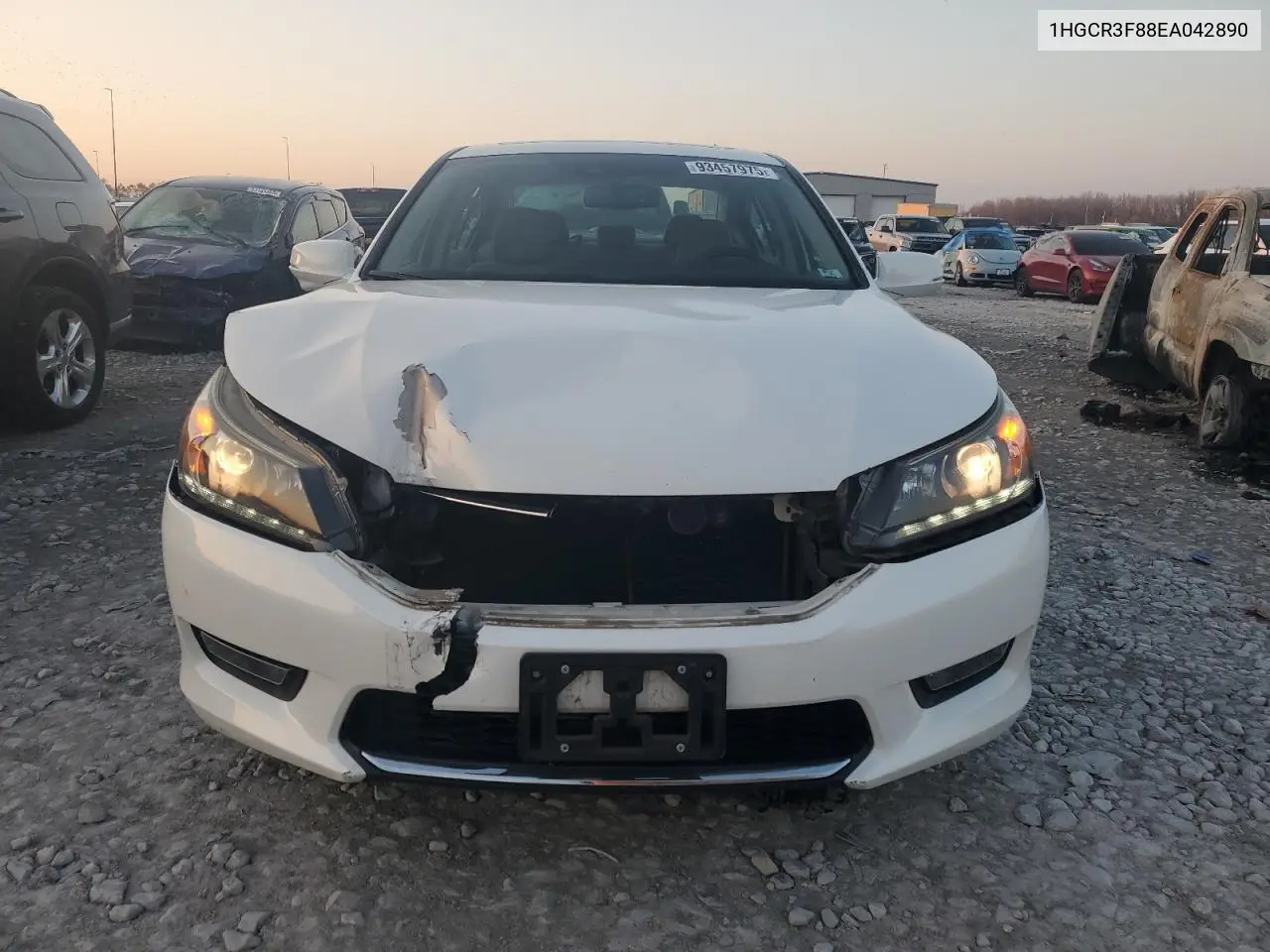 1HGCR3F88EA042890 2014 Honda Accord Exl