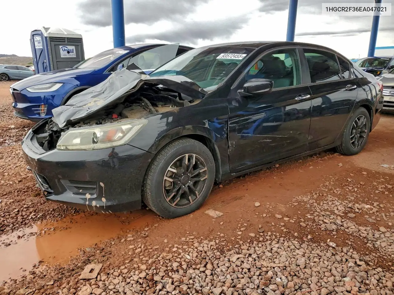 1HGCR2F36EA047021 2014 Honda Accord Lx