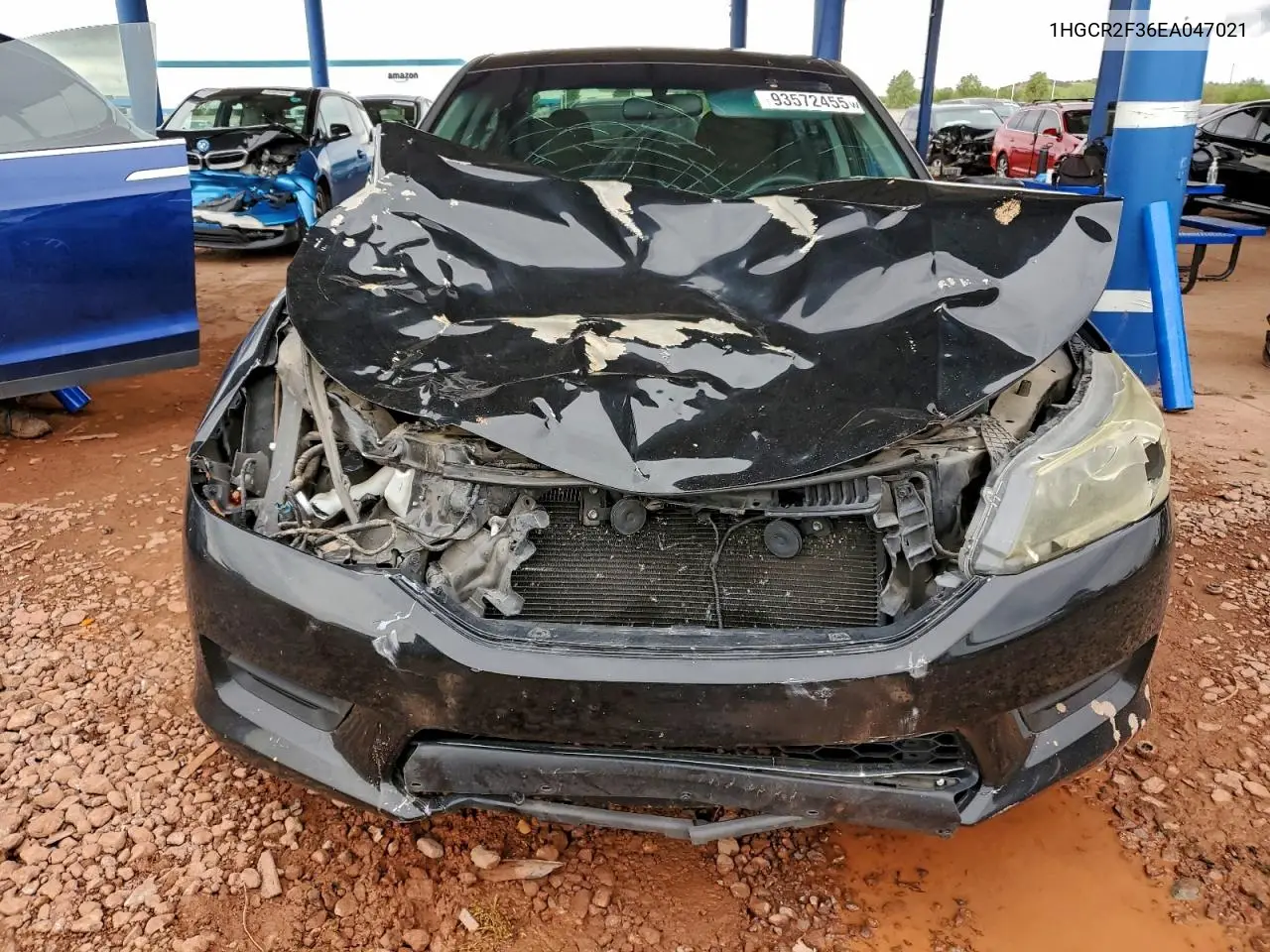 1HGCR2F36EA047021 2014 Honda Accord Lx