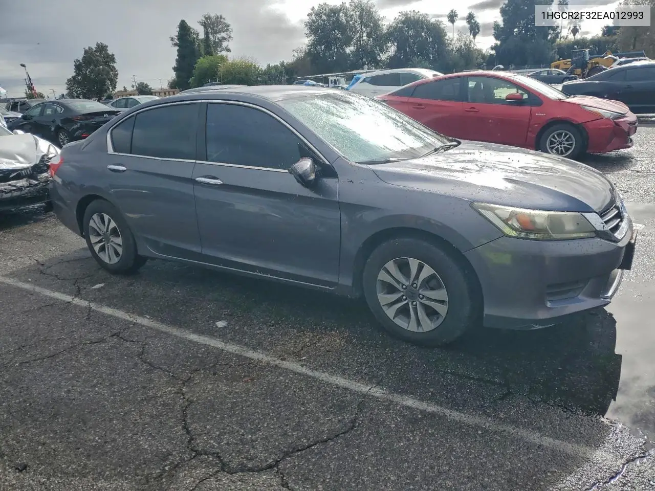 1HGCR2F32EA012993 2014 Honda Accord Lx