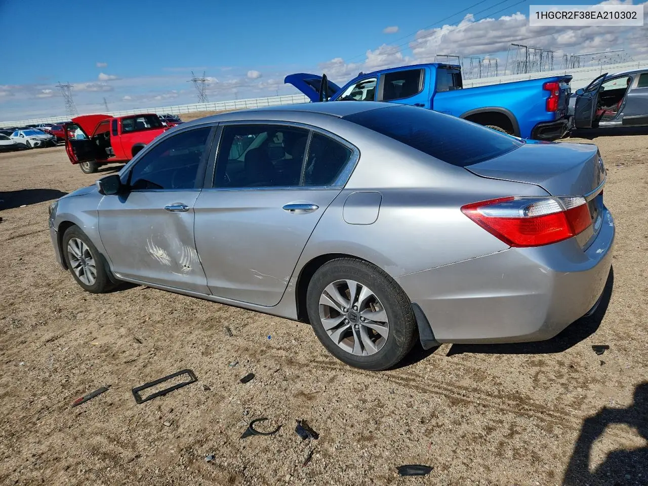 1HGCR2F38EA210302 2014 Honda Accord Lx