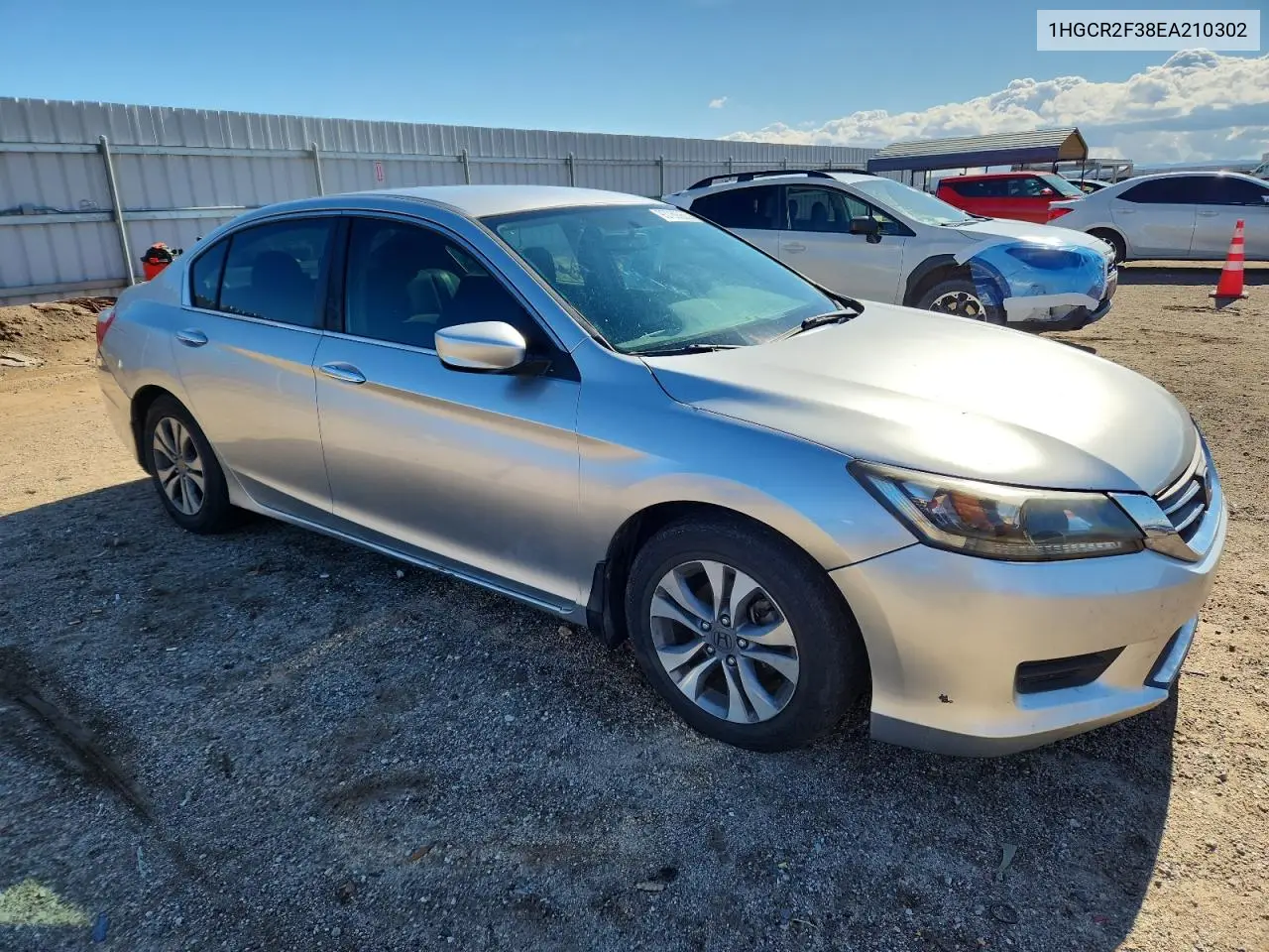 1HGCR2F38EA210302 2014 Honda Accord Lx