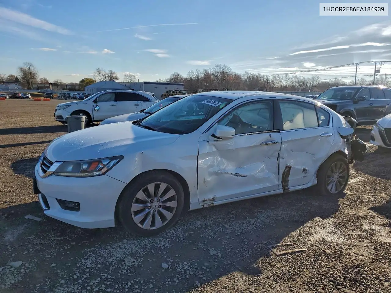 1HGCR2F86EA184939 2014 Honda Accord Exl