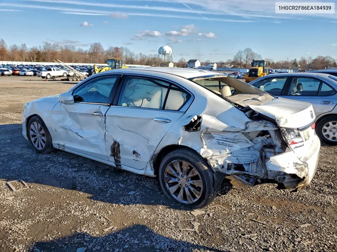 1HGCR2F86EA184939 2014 Honda Accord Exl
