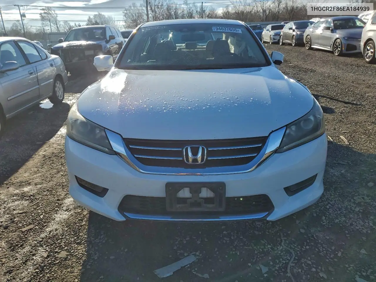 1HGCR2F86EA184939 2014 Honda Accord Exl