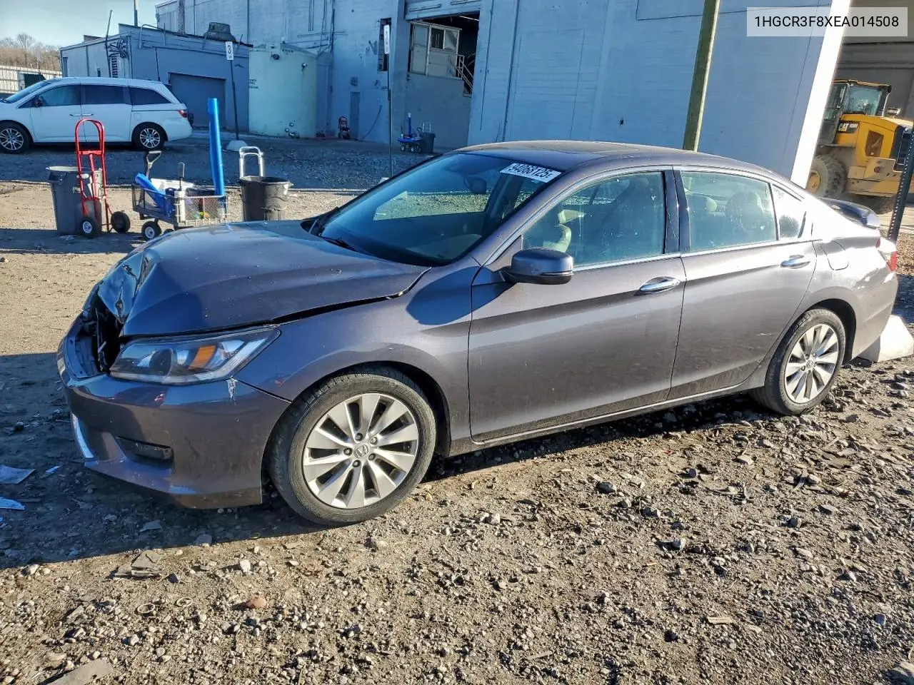 1HGCR3F8XEA014508 2014 Honda Accord Exl