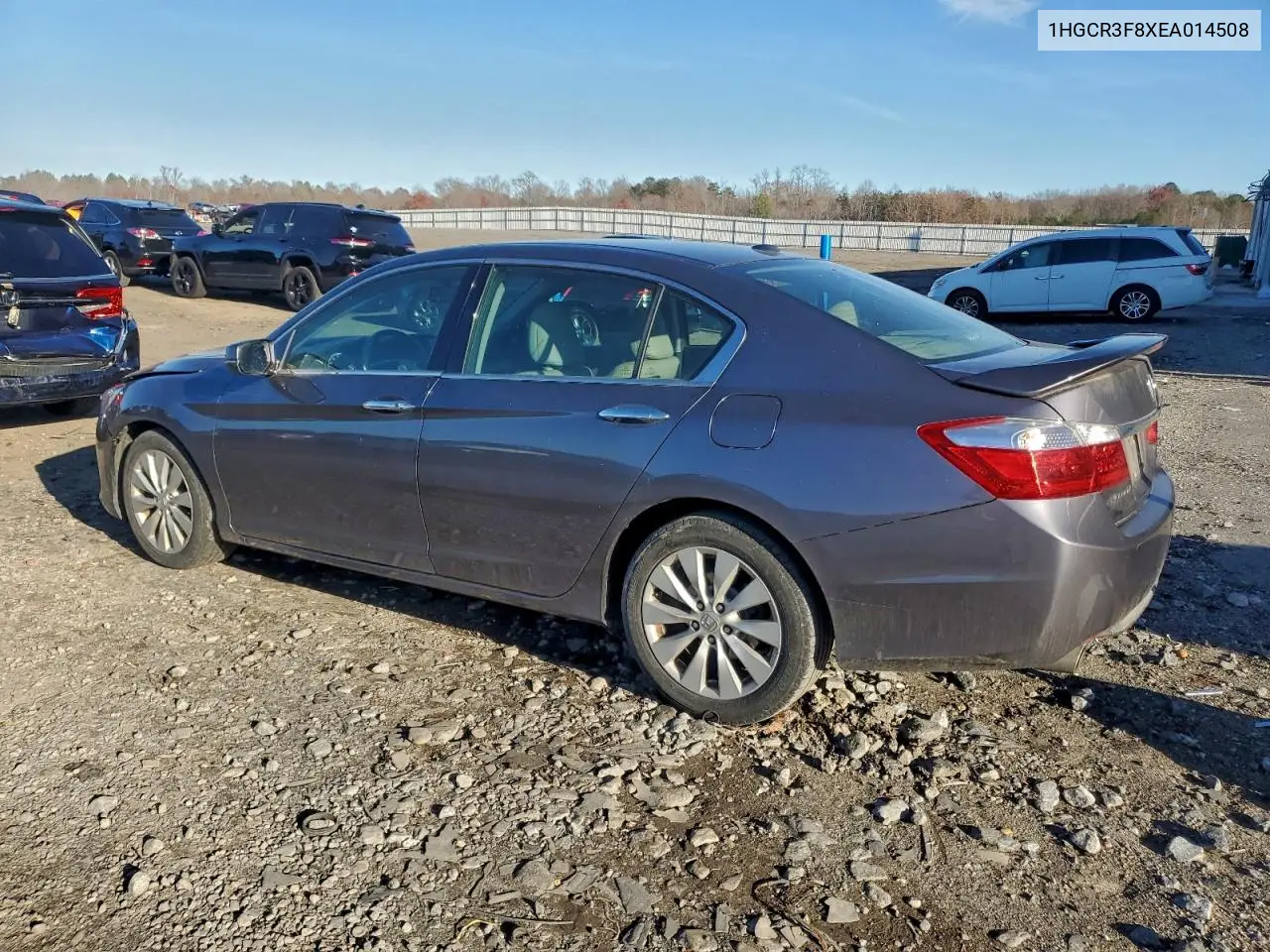 1HGCR3F8XEA014508 2014 Honda Accord Exl