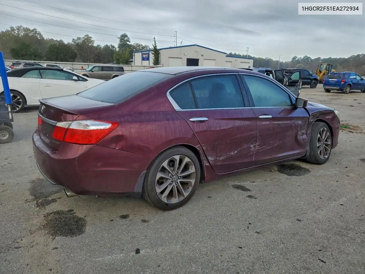 1HGCR2F51EA272934 2014 Honda Accord Sport