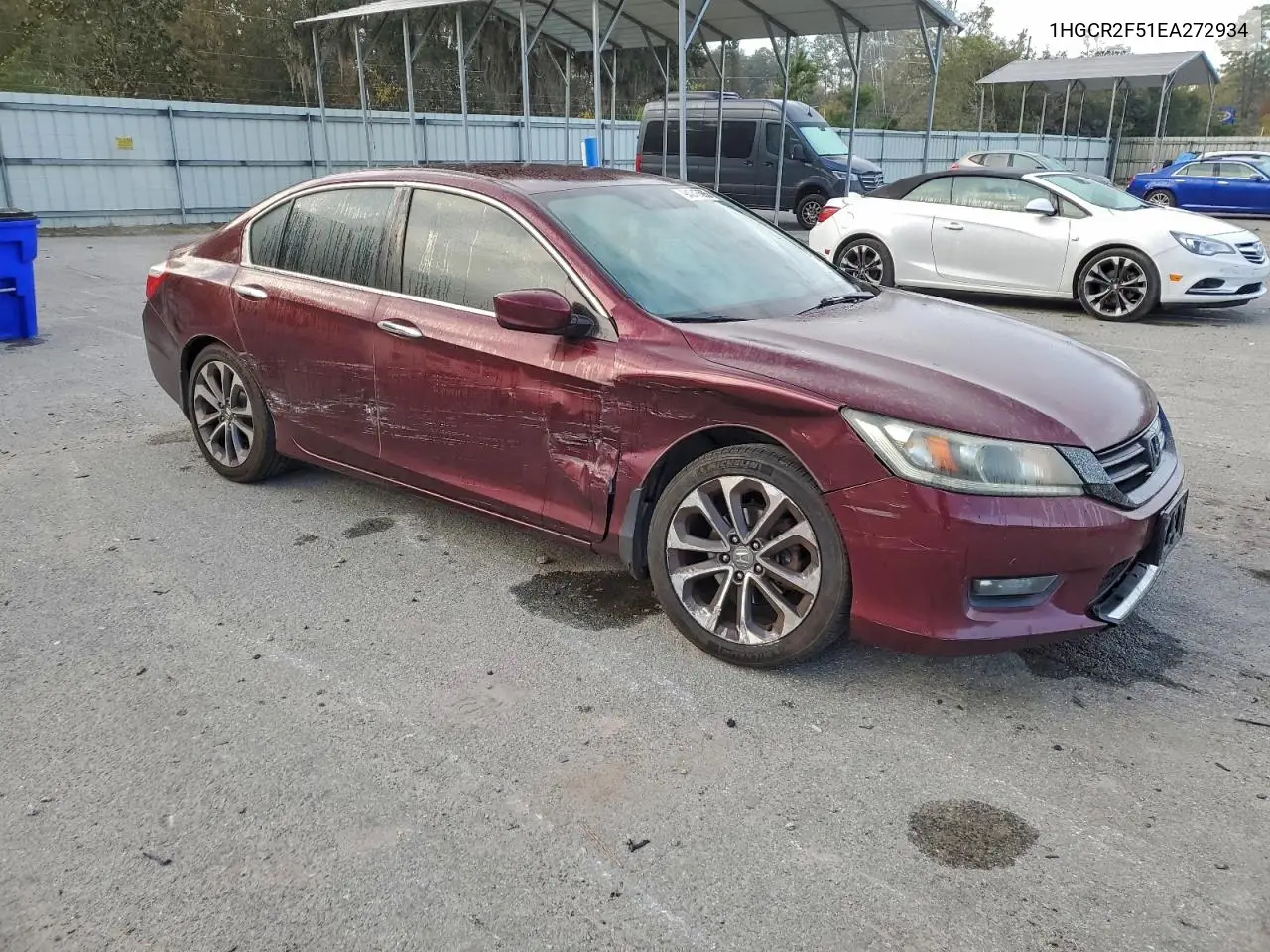 1HGCR2F51EA272934 2014 Honda Accord Sport
