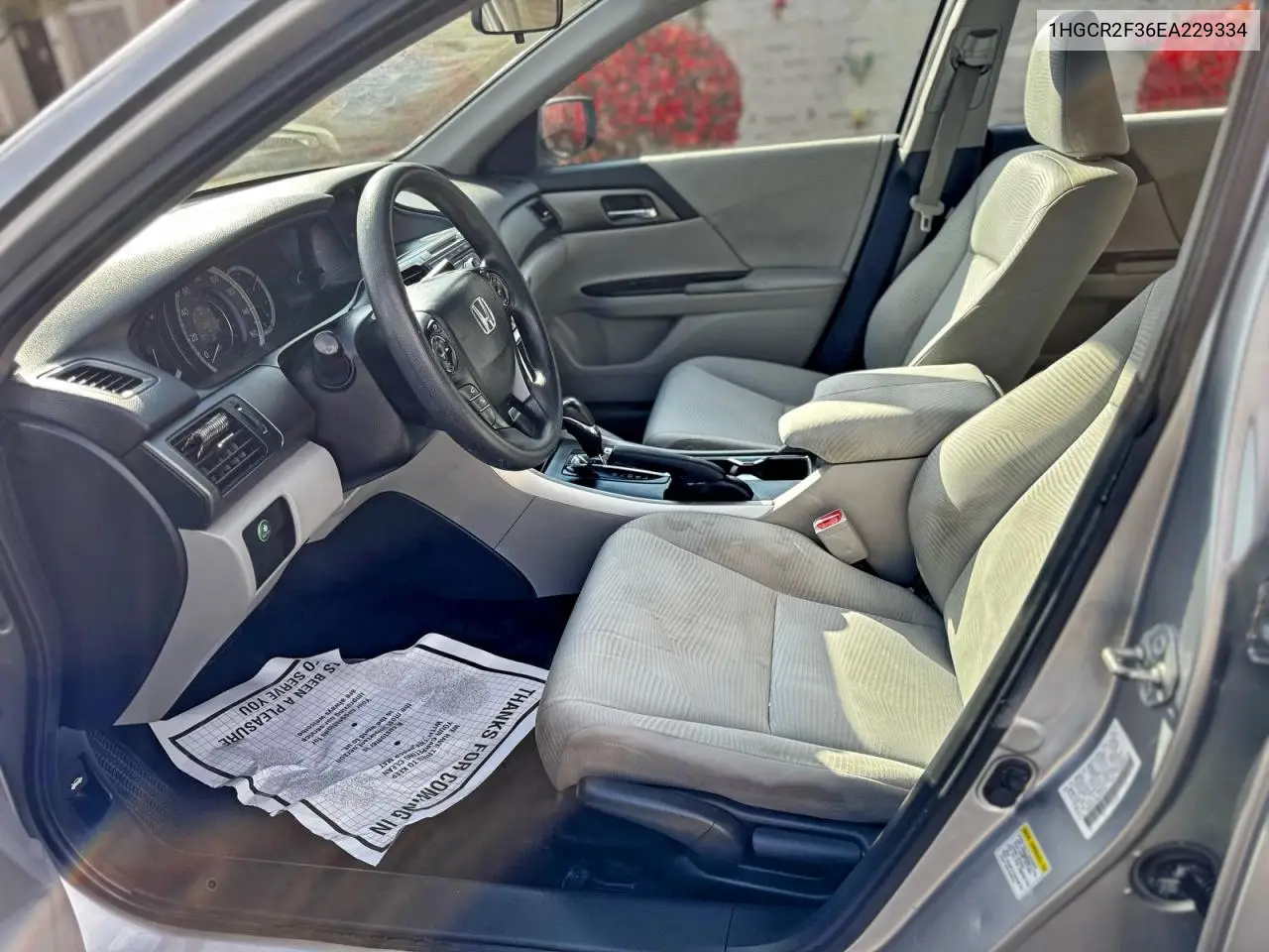 1HGCR2F36EA229334 2014 Honda Accord Lx